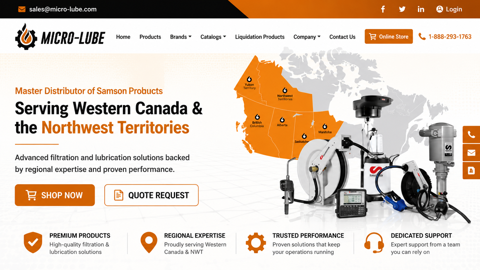 Micro Lube website project